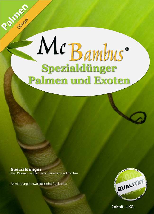 Bambus-Gummersbach: Mc-Bambus Speziald�nger mit Langzeitwirkung f�r Palmen - Ort: Gummersbach