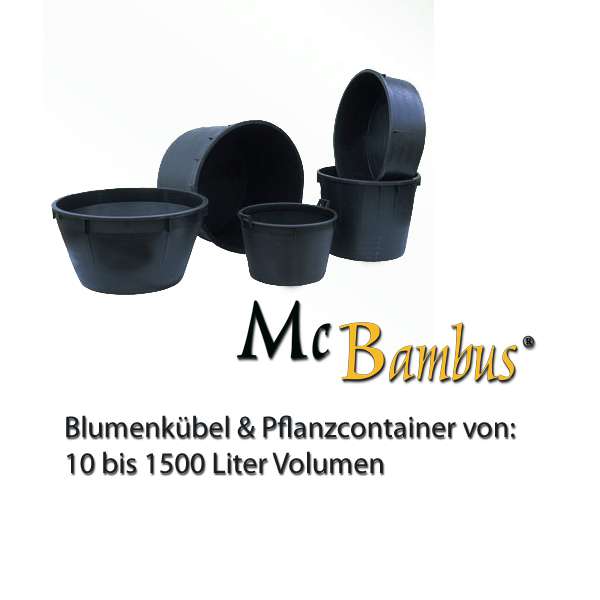 Bambus-Gummersbach: Container / Pflanzgef��e in verschiedenen mit und ohne Lochung - Ort: Gummersbach